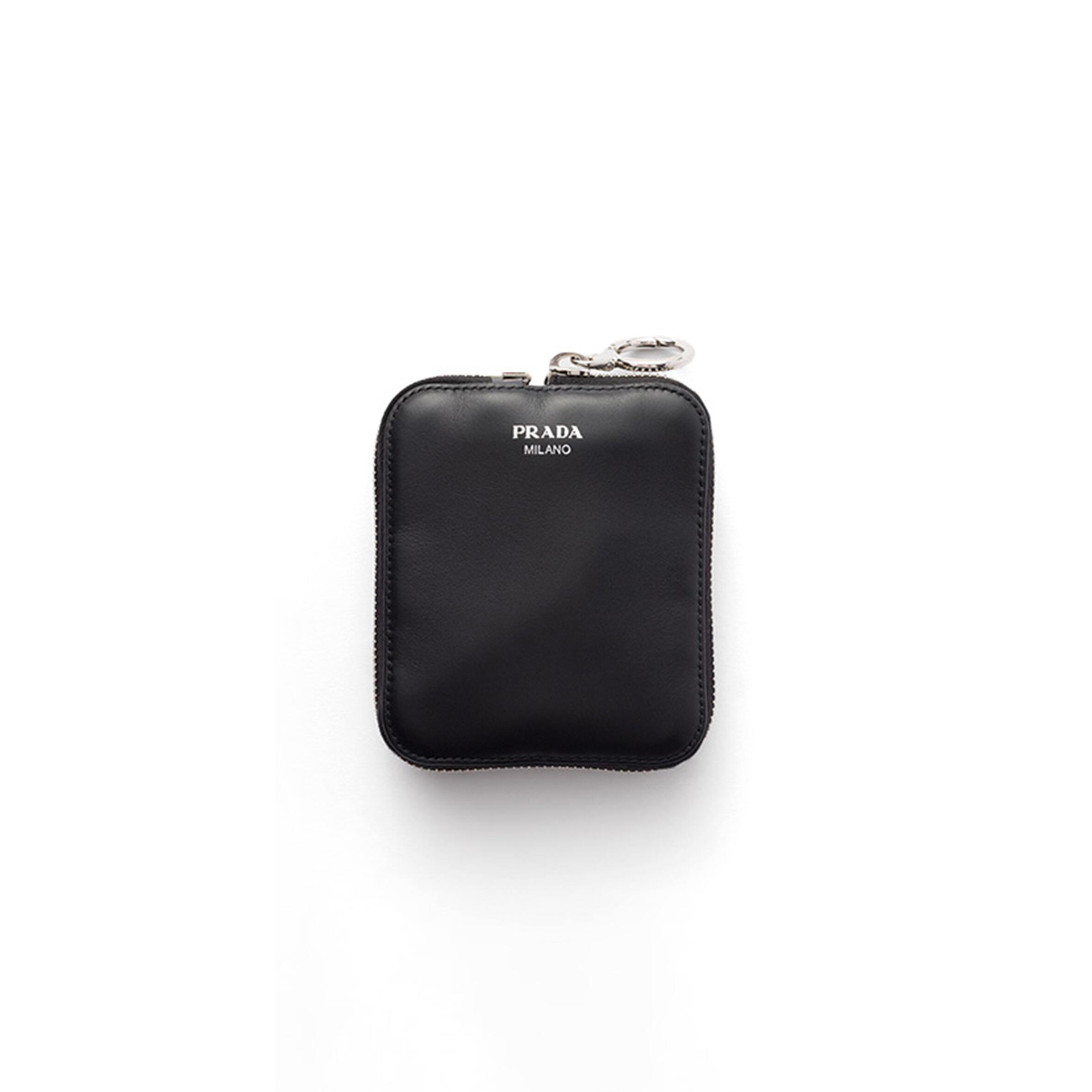 PRADA RE-NYLON AND LEATHER FOLDABLE MINI DUFFEL BAG 1TT348 (11.5*10cm)